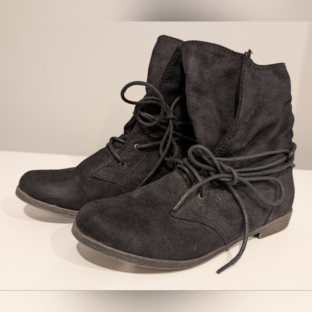 Black Suede Ankle Boots
